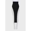 Maxi skirt with side slits with tag