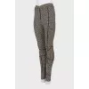 Leggings with signature print