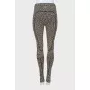 Leggings with signature print