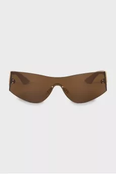 Sunglasses mask brown