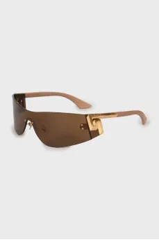 Sunglasses mask brown