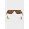 Sunglasses mask brown
