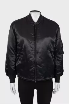 Oversized bomber black
