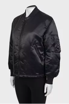 Oversized bomber black