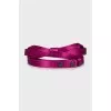 Textile belt with bow