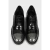 Patent leather oxfords