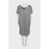 Gray shift dress