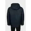 Men's blue jacket with hood