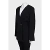 Fitted jacket with tag