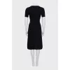 Short sleeve wool dress