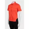 Red short sleeve shirt