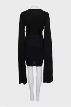 Black cardigan with long sleeves