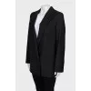 Double-breasted jacket in black