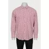 Men's mixed color shirt