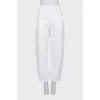 White mom fit jeans