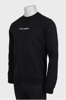 Men's sweatshirt with branded logo