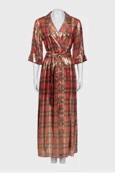 Maxi dress with 3/4 sleeves