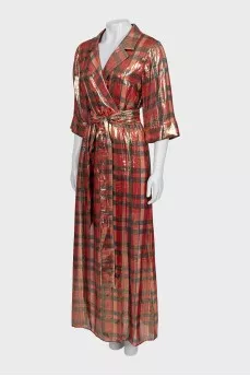 Maxi dress with 3/4 sleeves