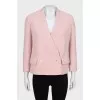 Pink double breasted jacket