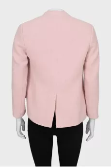Pink double breasted jacket