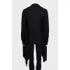 Two-tone cardigan combination