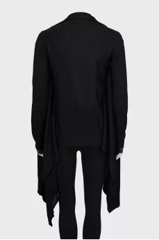 Two-tone cardigan combination