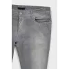 Light gray men's jeans