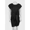 Black dress with tie