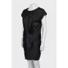 Black dress with tie