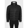 Men's black quilted jacket