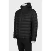 Men's black quilted jacket
