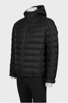 Men's black quilted jacket