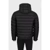 Men's black quilted jacket