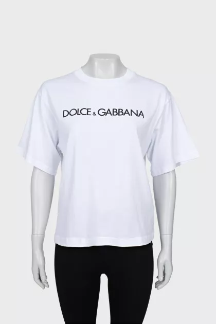 White T-shirt with tag