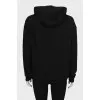 Black hoodie with embroidery