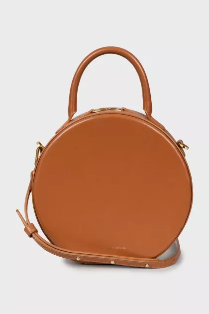 Round crossbody bag