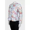 Floral cropped jacket