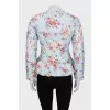 Floral cropped jacket