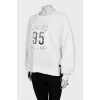 Sweatshirt with raised print