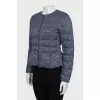 Fitted jacket with lace