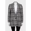 Твідовий піджак прямого крою