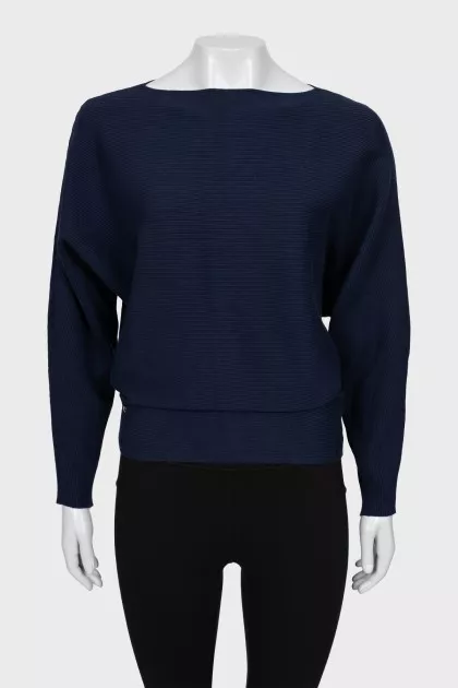Sweater with bat sleeve