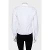 White V-Neck blouse