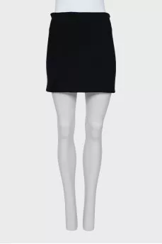 Woolen mini skirt with tag