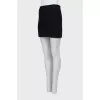 Woolen mini skirt with tag