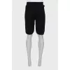 Men's black shorts