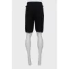 Men's black shorts