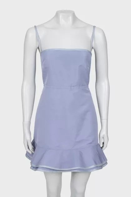 Mini dress with straps