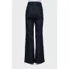 Navy blue palazzo button down jeans
