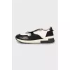 Men's sneakers made of leather and textile